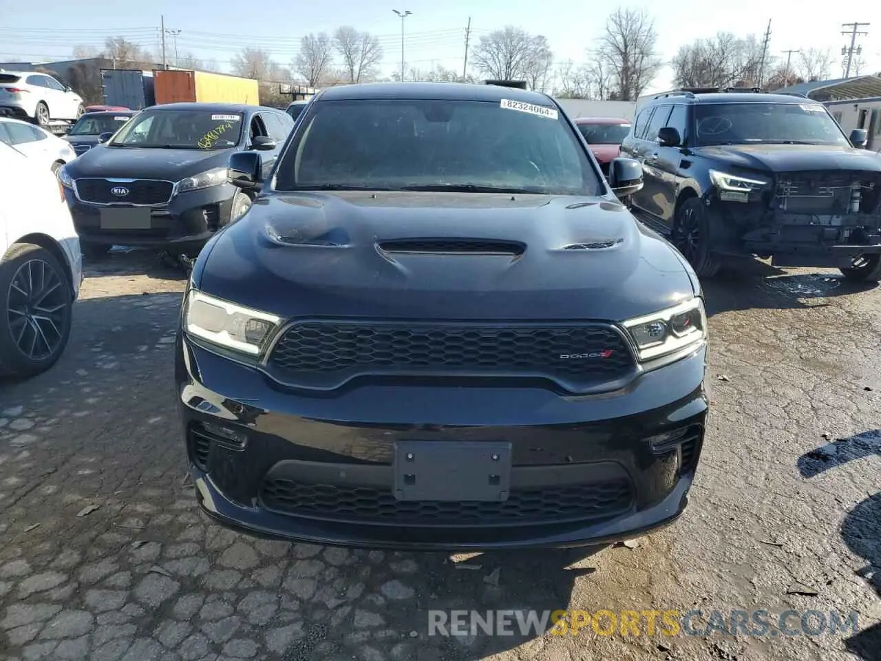 5 fotografías del automóvil dañado 1C4SDJCT2NC191208 DODGE DURANGO 2022
