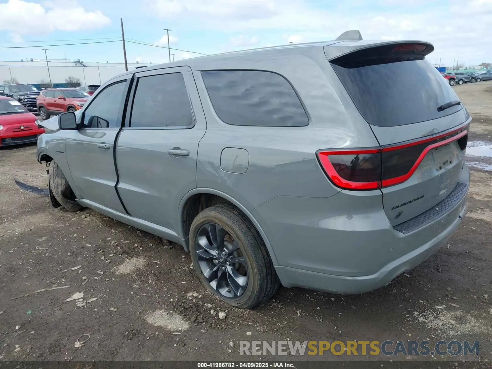 3 fotografías del automóvil dañado 1C4SDJCT2NT207598 DODGE DURANGO 2022