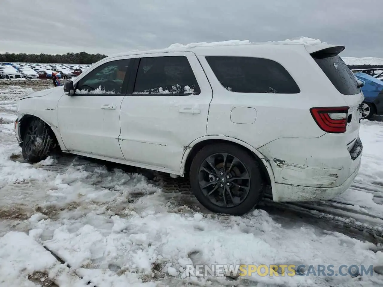 2 fotografías del automóvil dañado 1C4SDJCT3NC209277 DODGE DURANGO 2022