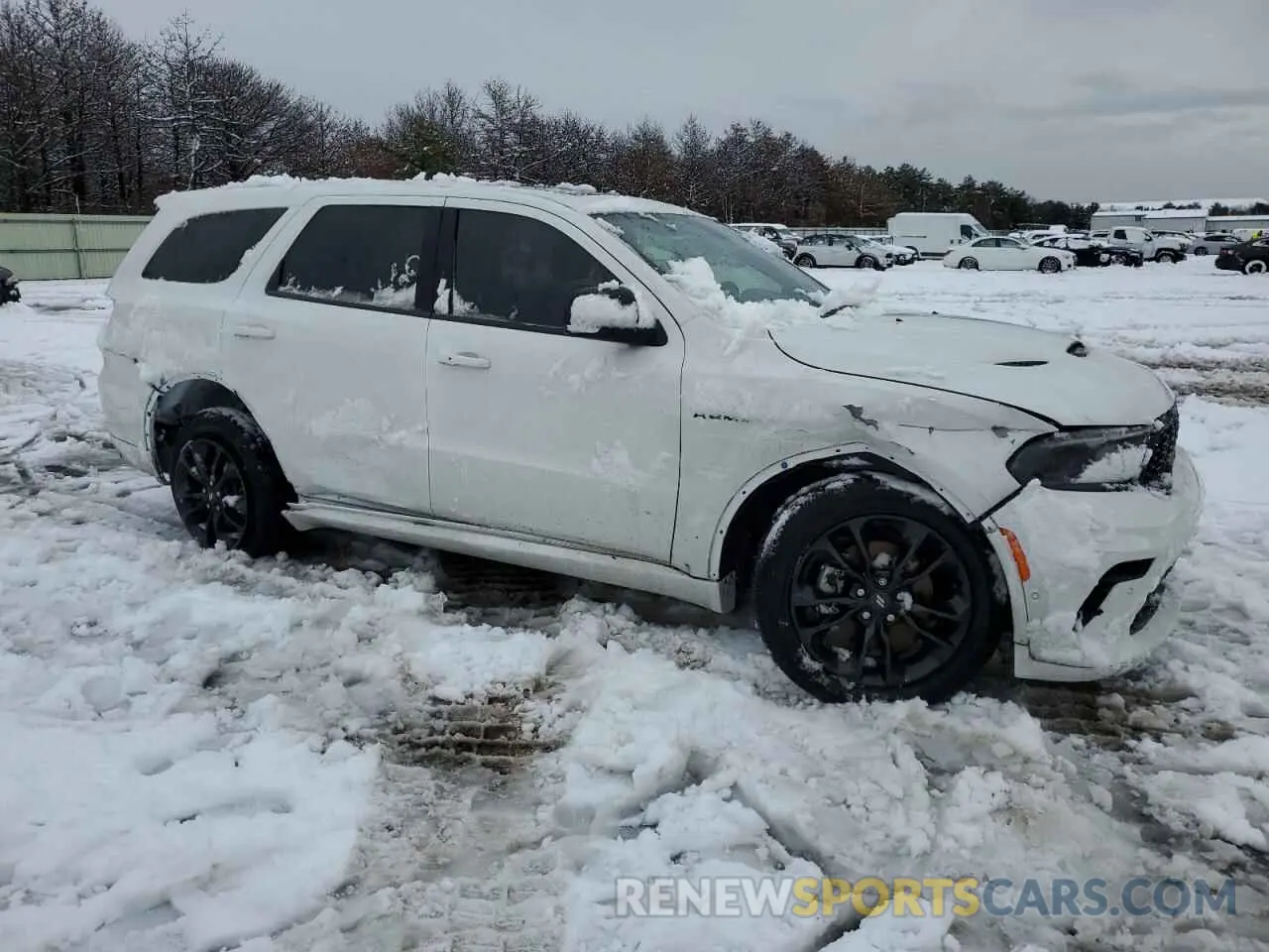 4 fotografías del automóvil dañado 1C4SDJCT3NC209277 DODGE DURANGO 2022