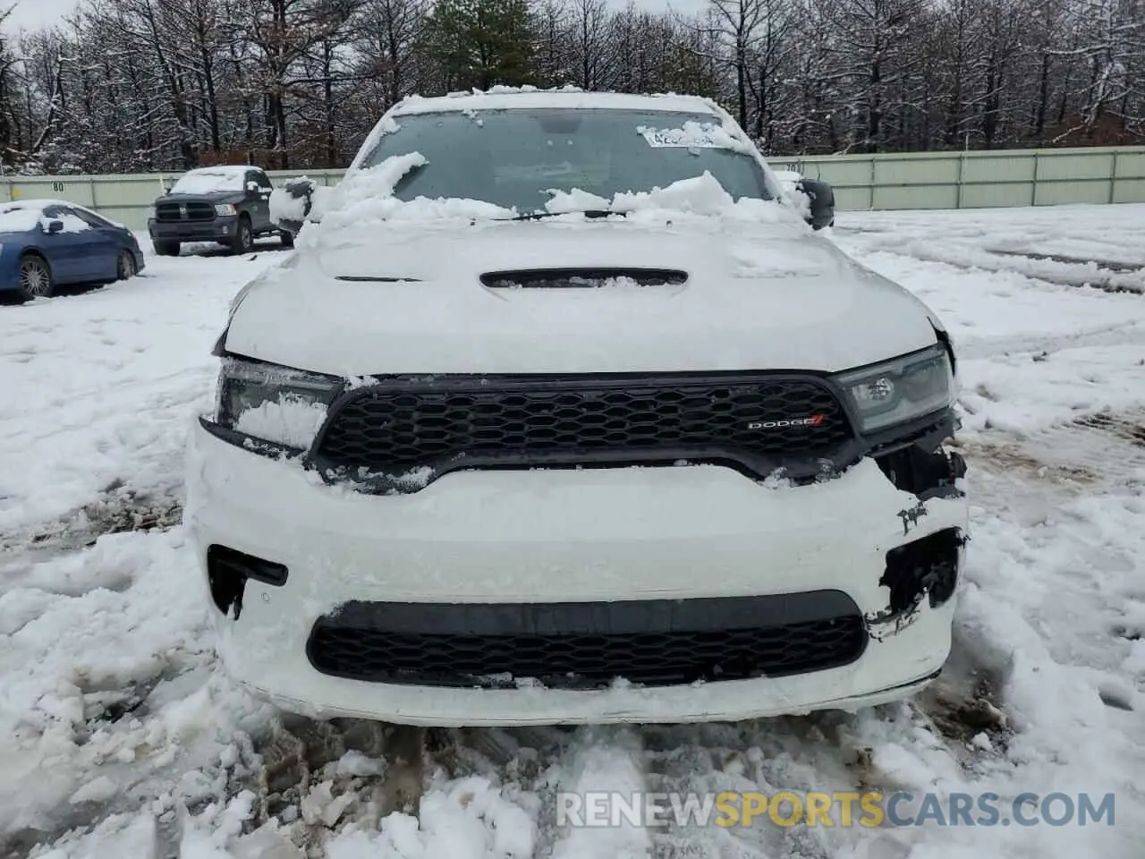 5 fotografías del automóvil dañado 1C4SDJCT3NC209277 DODGE DURANGO 2022