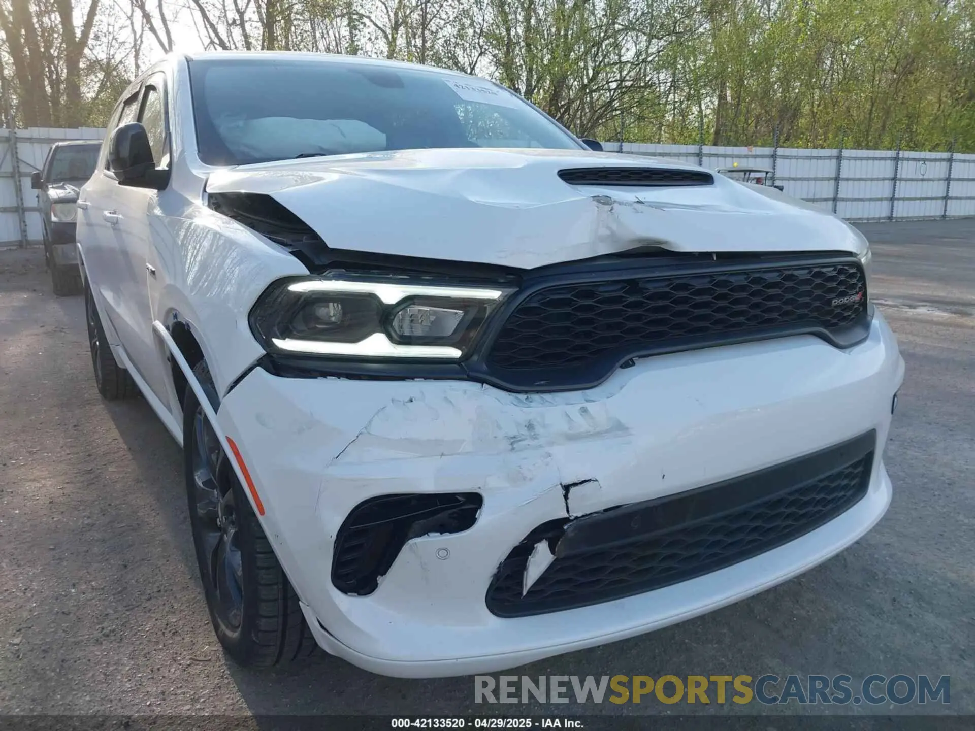 6 fotografías del automóvil dañado 1C4SDJCT8NC221294 DODGE DURANGO 2022