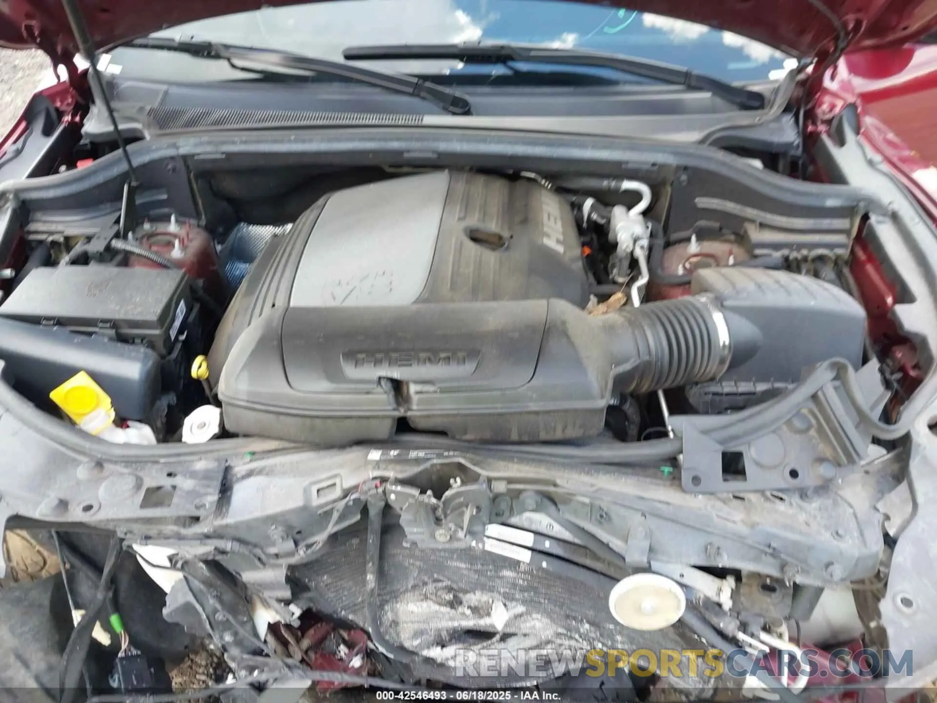 10 fotografías del automóvil dañado 1C4SDJCT9NC223099 DODGE DURANGO 2022
