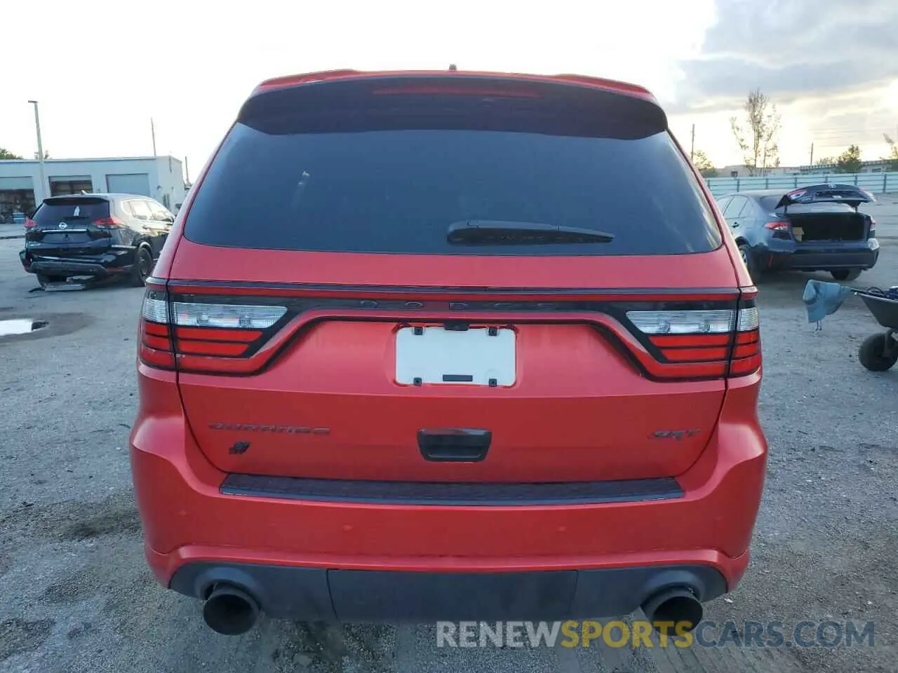 6 fotografías del automóvil dañado 1C4SDJGJ1NC100552 DODGE DURANGO 2022