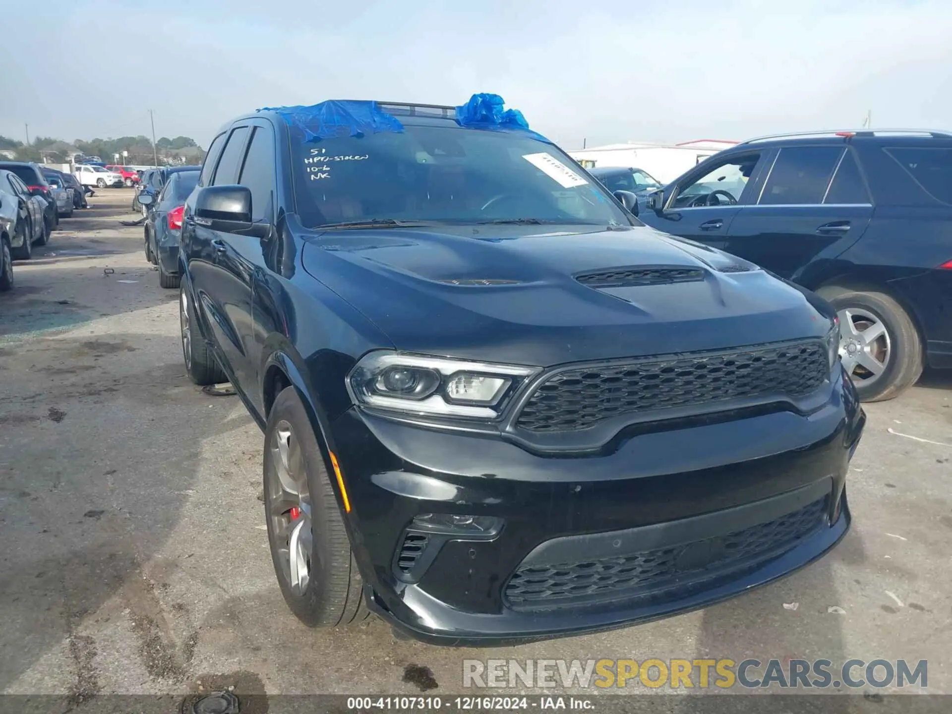 1 fotografías del automóvil dañado 1C4SDJGJXNC135543 DODGE DURANGO 2022