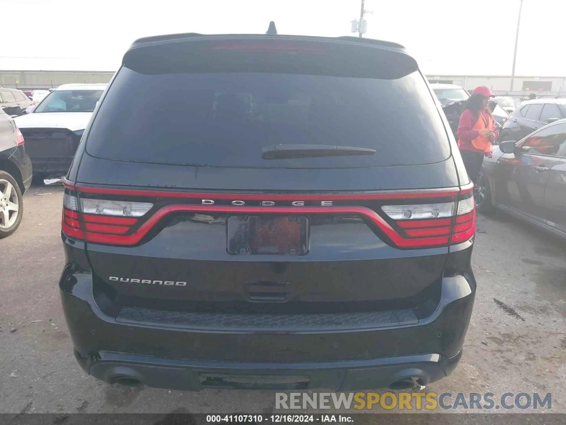 15 fotografías del automóvil dañado 1C4SDJGJXNC135543 DODGE DURANGO 2022