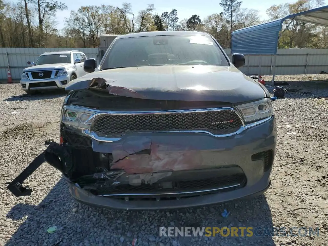 5 fotografías del automóvil dañado 1C4RDHAG3PC575773 DODGE DURANGO 2023