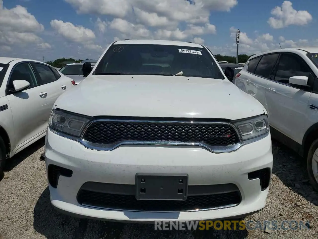 5 fotografías del automóvil dañado 1C4RDHAG3PC616614 DODGE DURANGO 2023