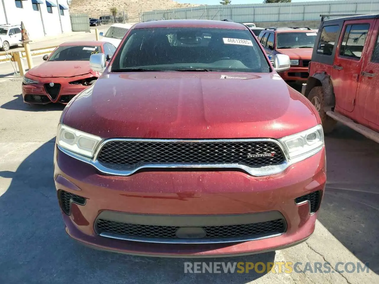 5 fotografías del automóvil dañado 1C4RDHAG4PC576883 DODGE DURANGO 2023