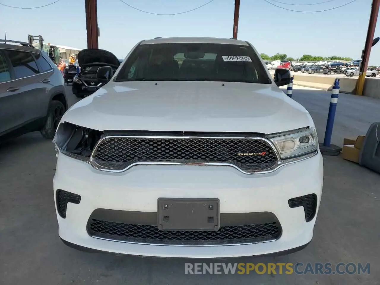 5 fotografías del automóvil dañado 1C4RDHAGXPC635242 DODGE DURANGO 2023