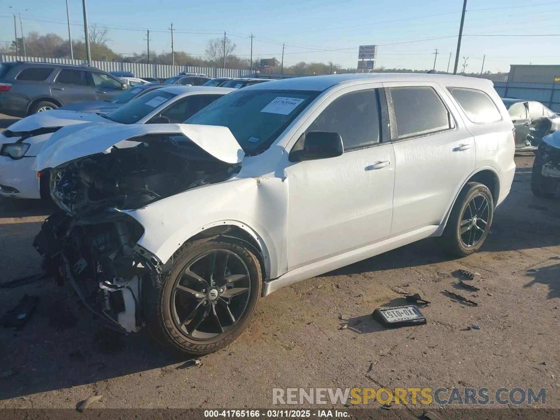2 fotografías del automóvil dañado 1C4RDHDG1PC581003 DODGE DURANGO 2023