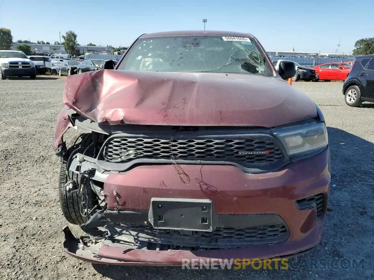 5 fotografías del automóvil dañado 1C4RDHDG2PC553369 DODGE DURANGO 2023