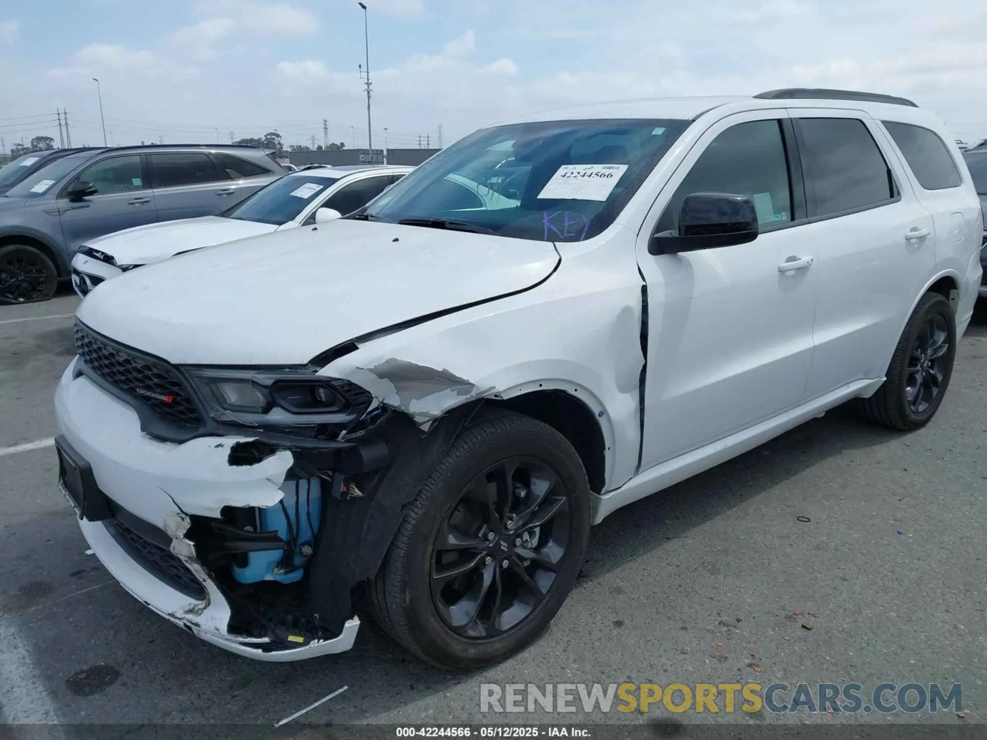2 fotografías del automóvil dañado 1C4RDHDG4PC686960 DODGE DURANGO 2023