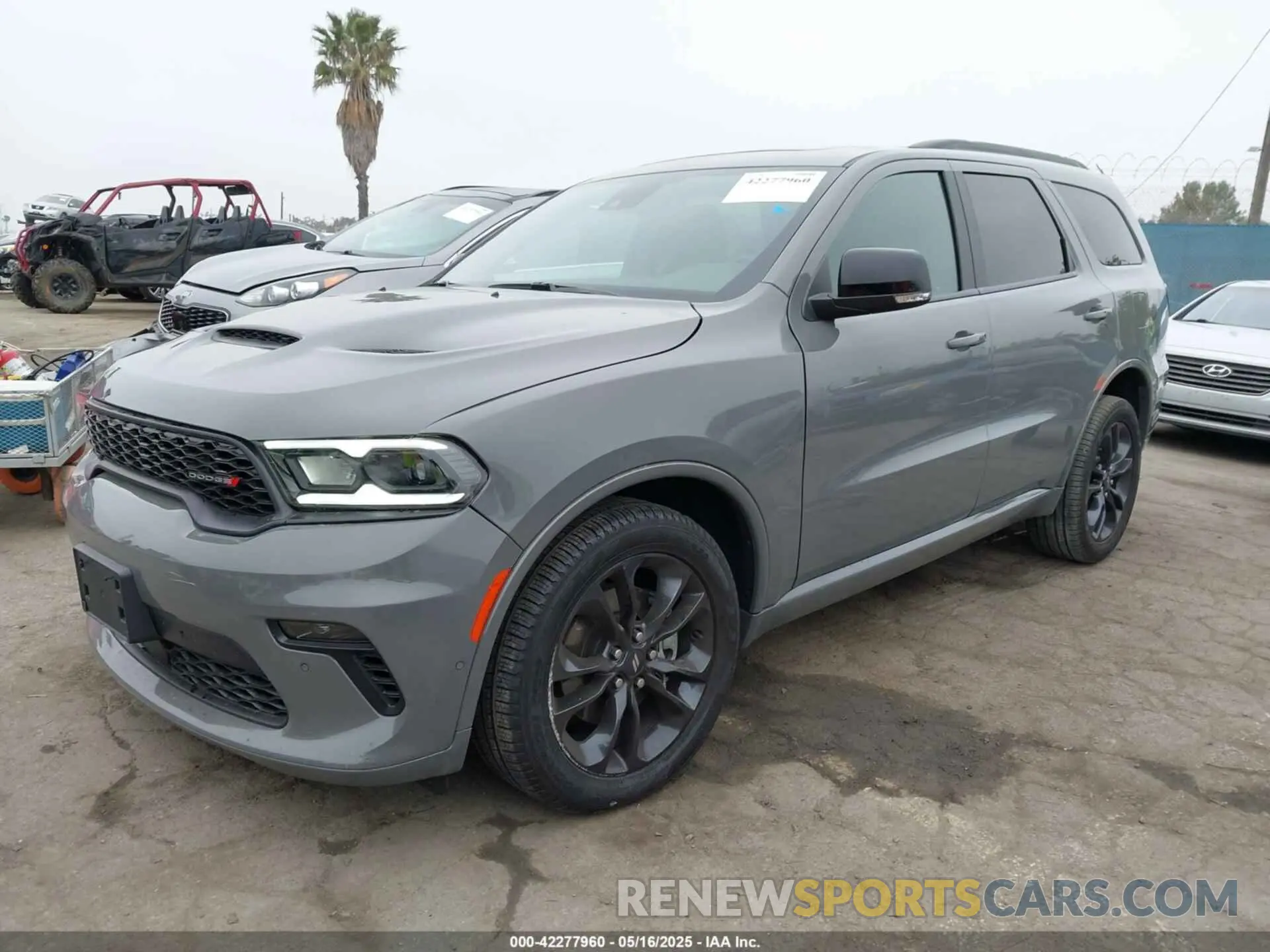 2 fotografías del automóvil dañado 1C4RDHDG5PC675336 DODGE DURANGO 2023