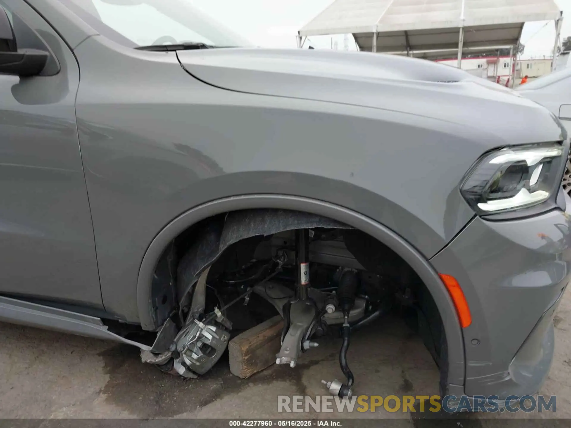 6 fotografías del automóvil dañado 1C4RDHDG5PC675336 DODGE DURANGO 2023