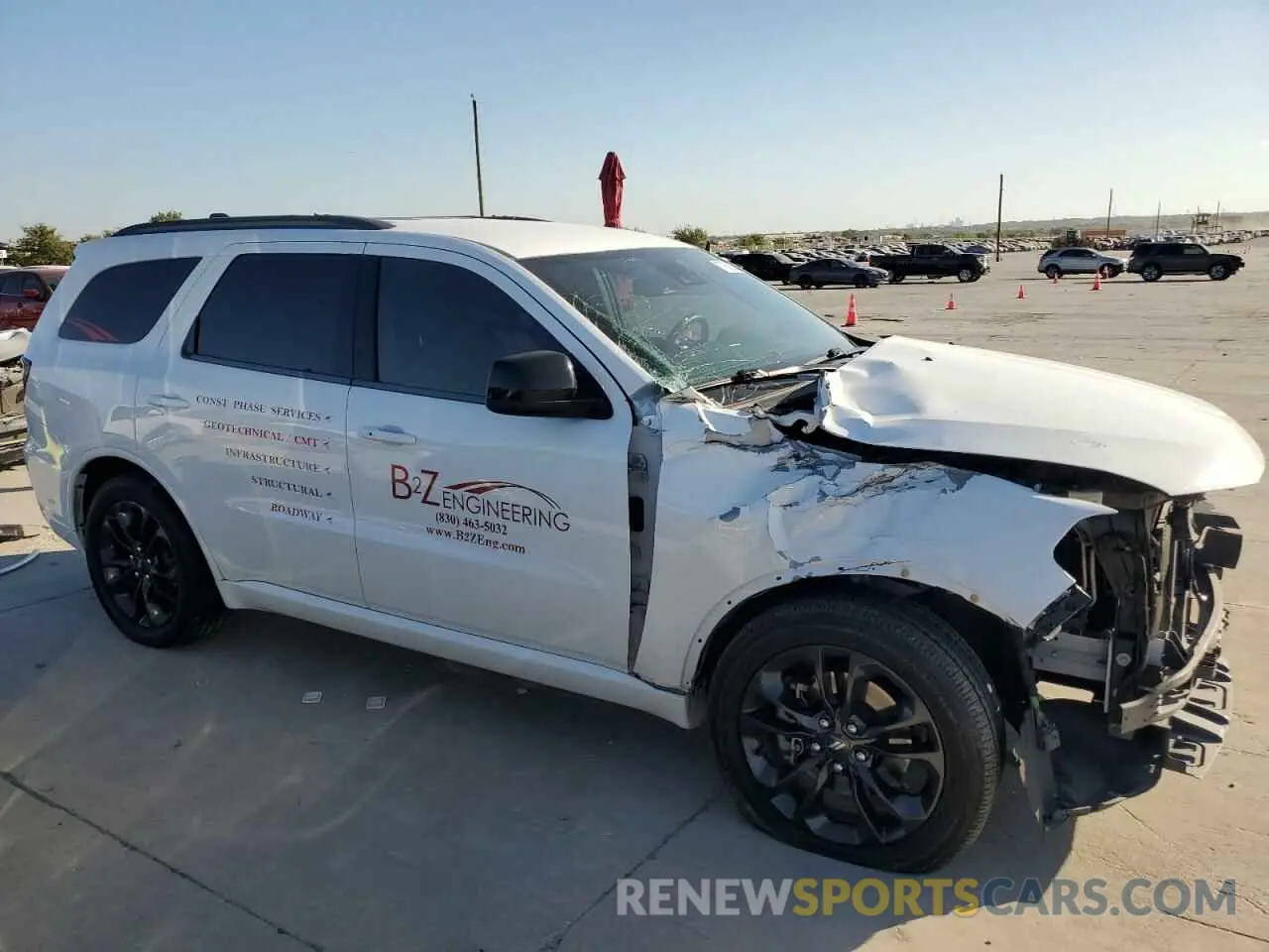 4 fotografías del automóvil dañado 1C4RDHDG6PC612469 DODGE DURANGO 2023