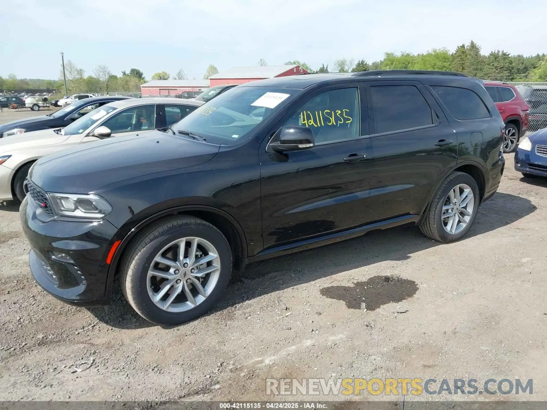 2 fotografías del automóvil dañado 1C4RDHDG6PC685535 DODGE DURANGO 2023