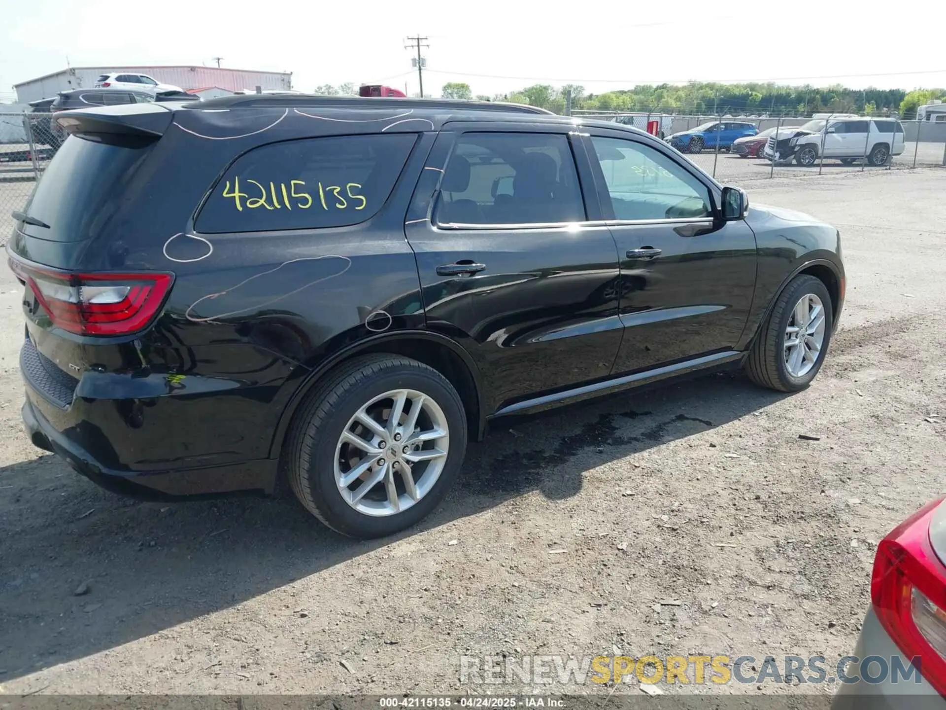 4 fotografías del automóvil dañado 1C4RDHDG6PC685535 DODGE DURANGO 2023