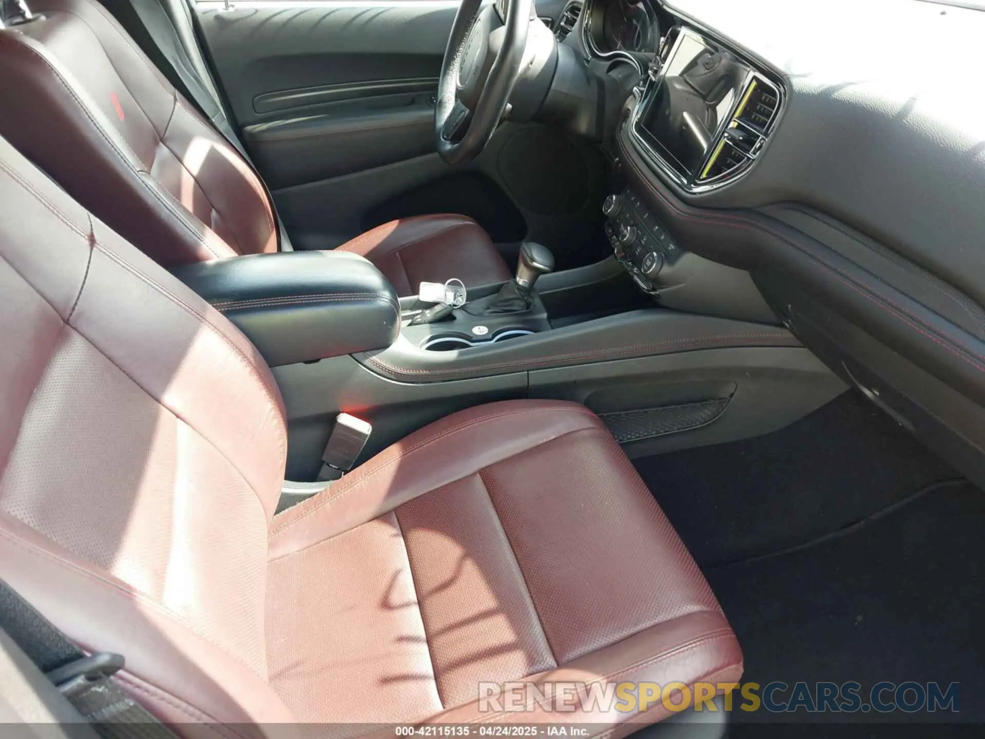5 fotografías del automóvil dañado 1C4RDHDG6PC685535 DODGE DURANGO 2023