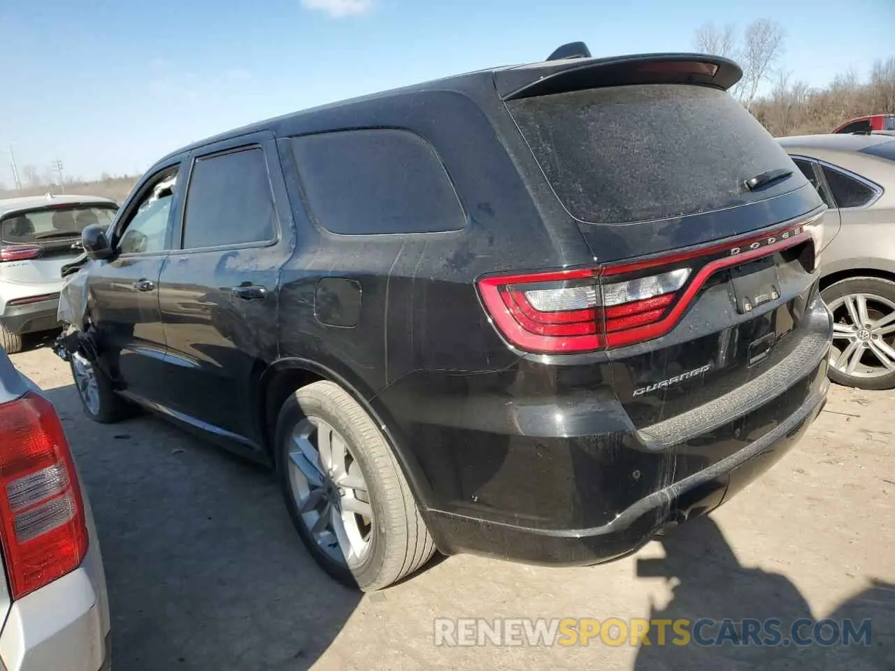 2 fotografías del automóvil dañado 1C4RDHDG7PC685608 DODGE DURANGO 2023