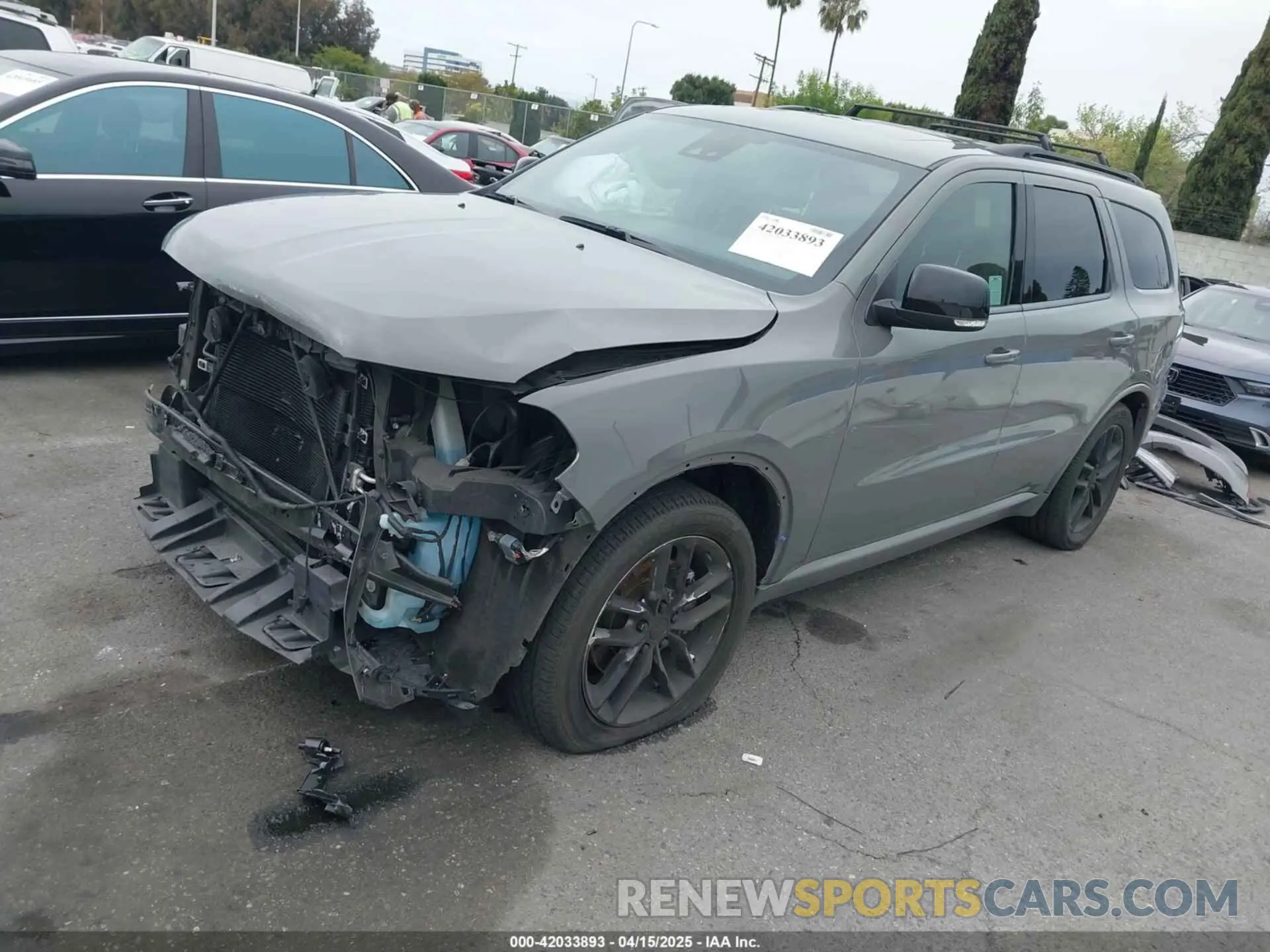 2 fotografías del automóvil dañado 1C4RDHDG8PC551884 DODGE DURANGO 2023