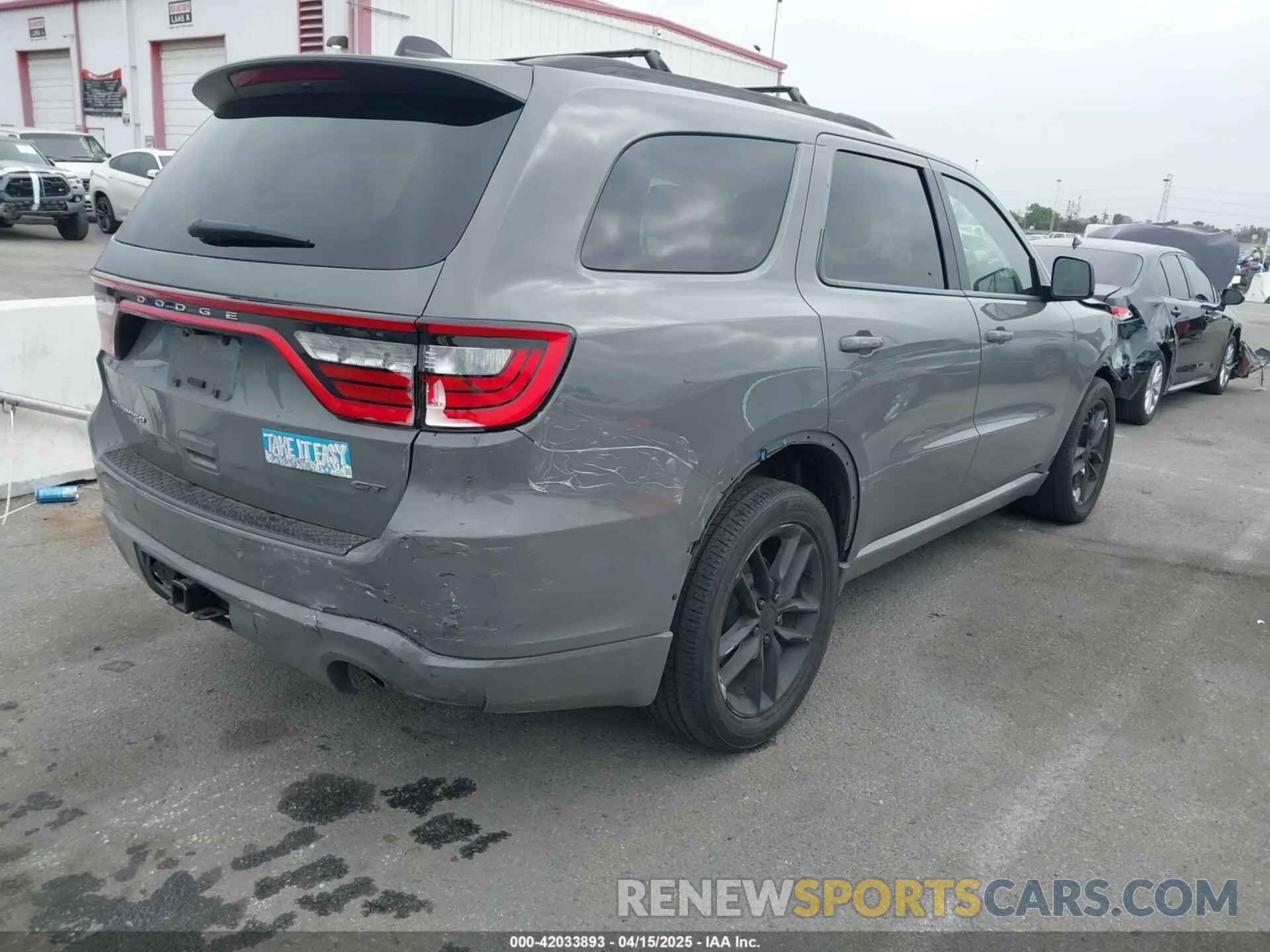 4 fotografías del automóvil dañado 1C4RDHDG8PC551884 DODGE DURANGO 2023