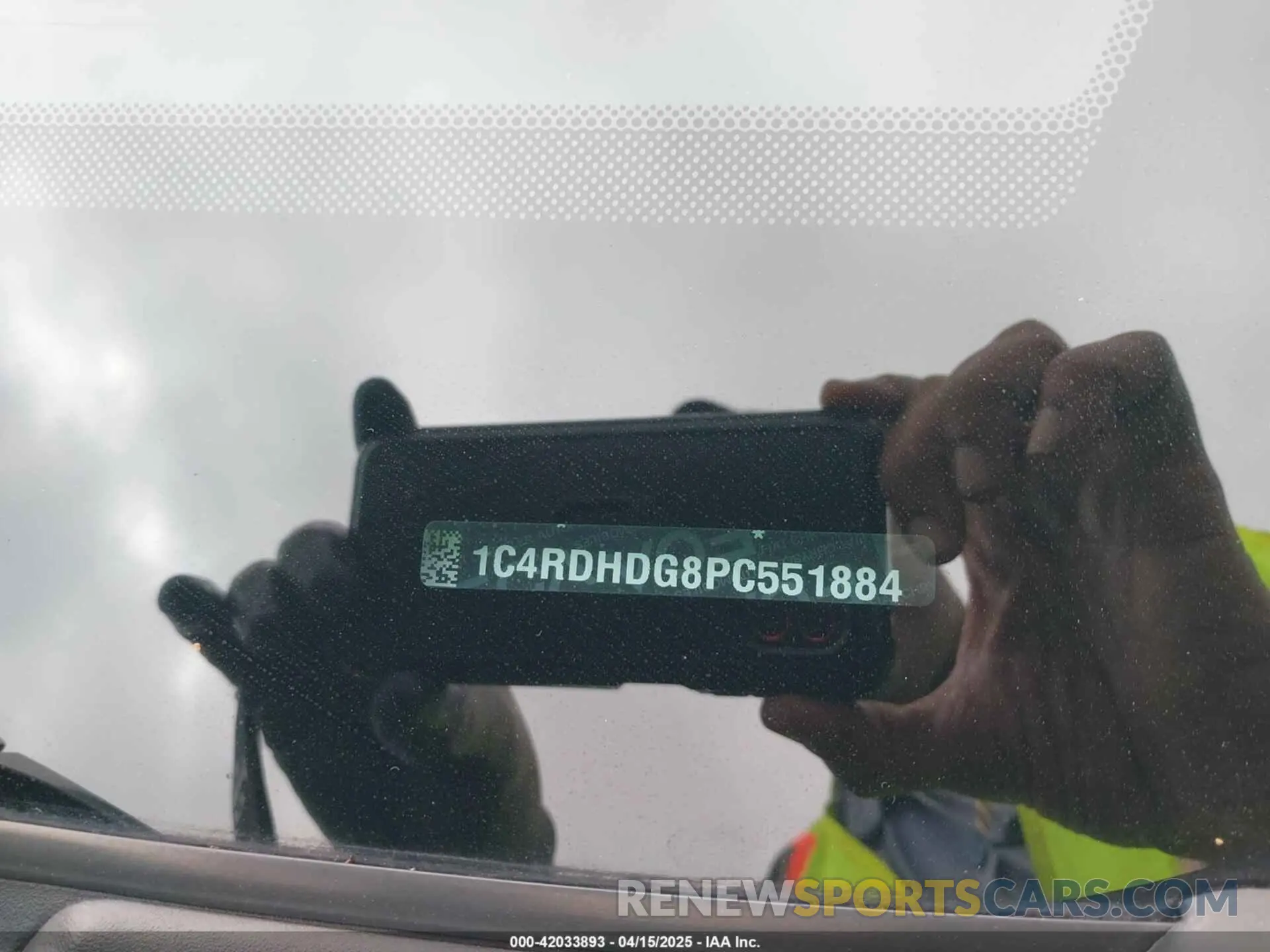 9 fotografías del automóvil dañado 1C4RDHDG8PC551884 DODGE DURANGO 2023