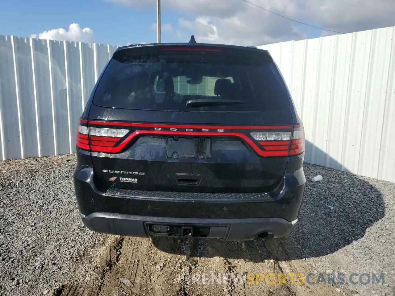 6 fotografías del automóvil dañado 1C4RDJAG0PC564883 DODGE DURANGO 2023