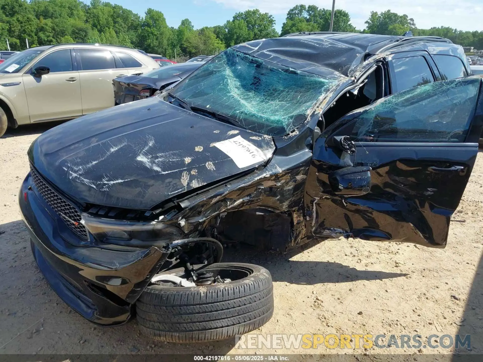6 fotografías del automóvil dañado 1C4RDJAGXPC639198 DODGE DURANGO 2023