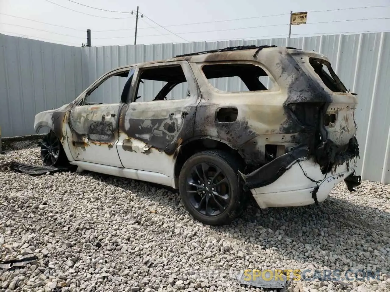 2 fotografías del automóvil dañado 1C4RDJDG0PC690138 DODGE DURANGO 2023