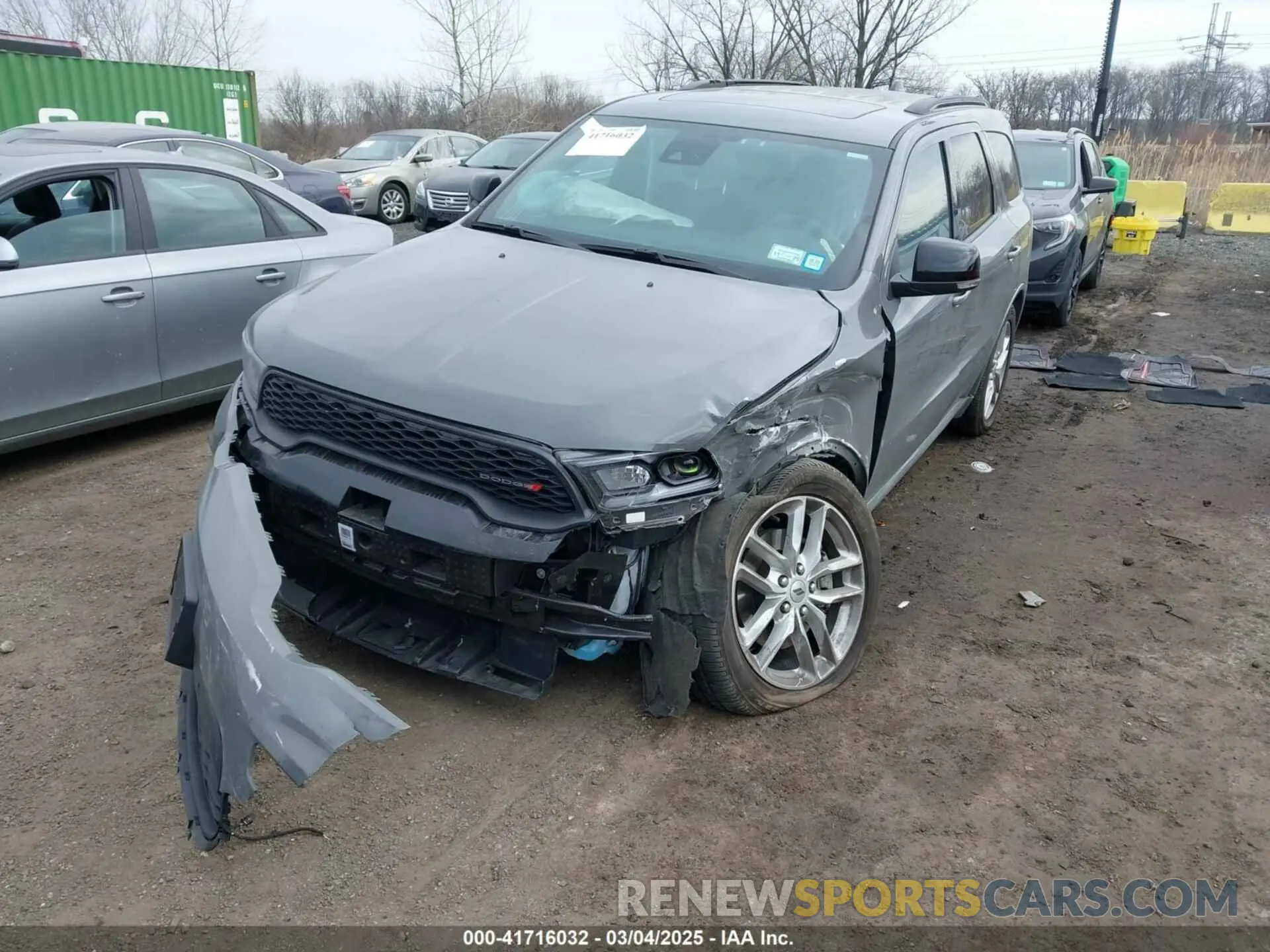 2 fotografías del automóvil dañado 1C4RDJDG1PC688916 DODGE DURANGO 2023