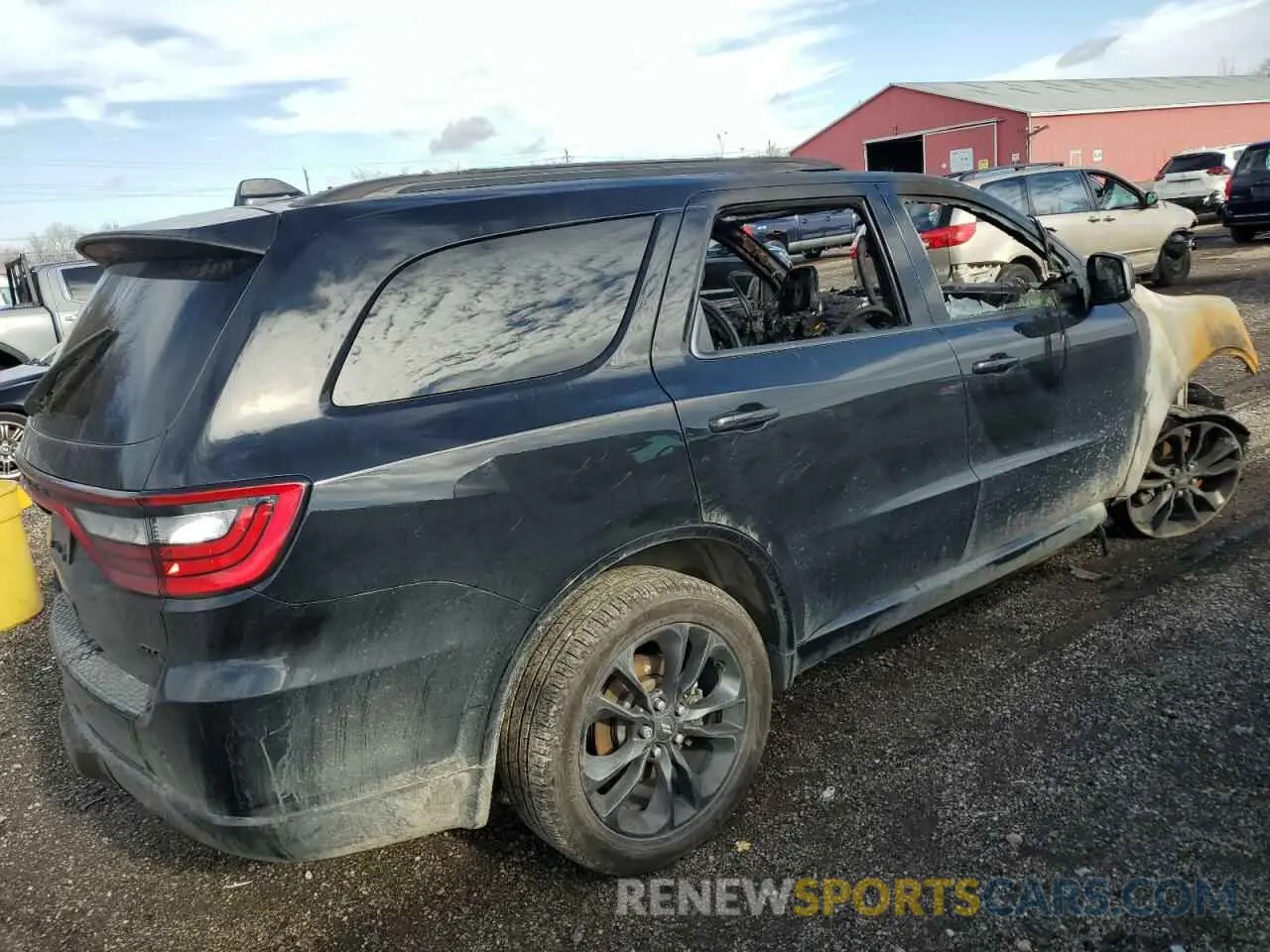 3 fotografías del automóvil dañado 1C4RDJDG1PC694473 DODGE DURANGO 2023