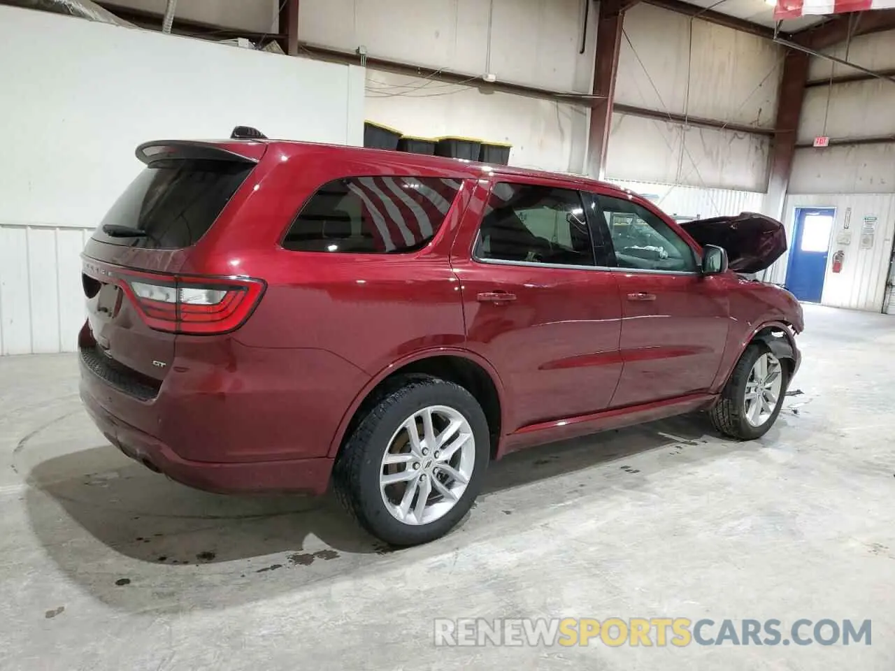 3 fotografías del automóvil dañado 1C4RDJDG2PC617644 DODGE DURANGO 2023