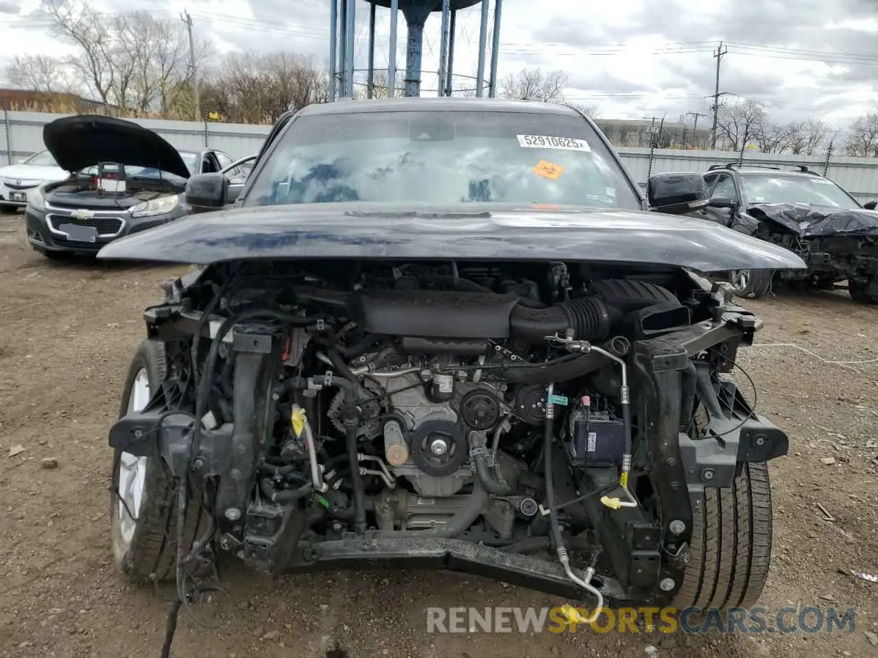 5 fotografías del automóvil dañado 1C4RDJDG3PC611724 DODGE DURANGO 2023