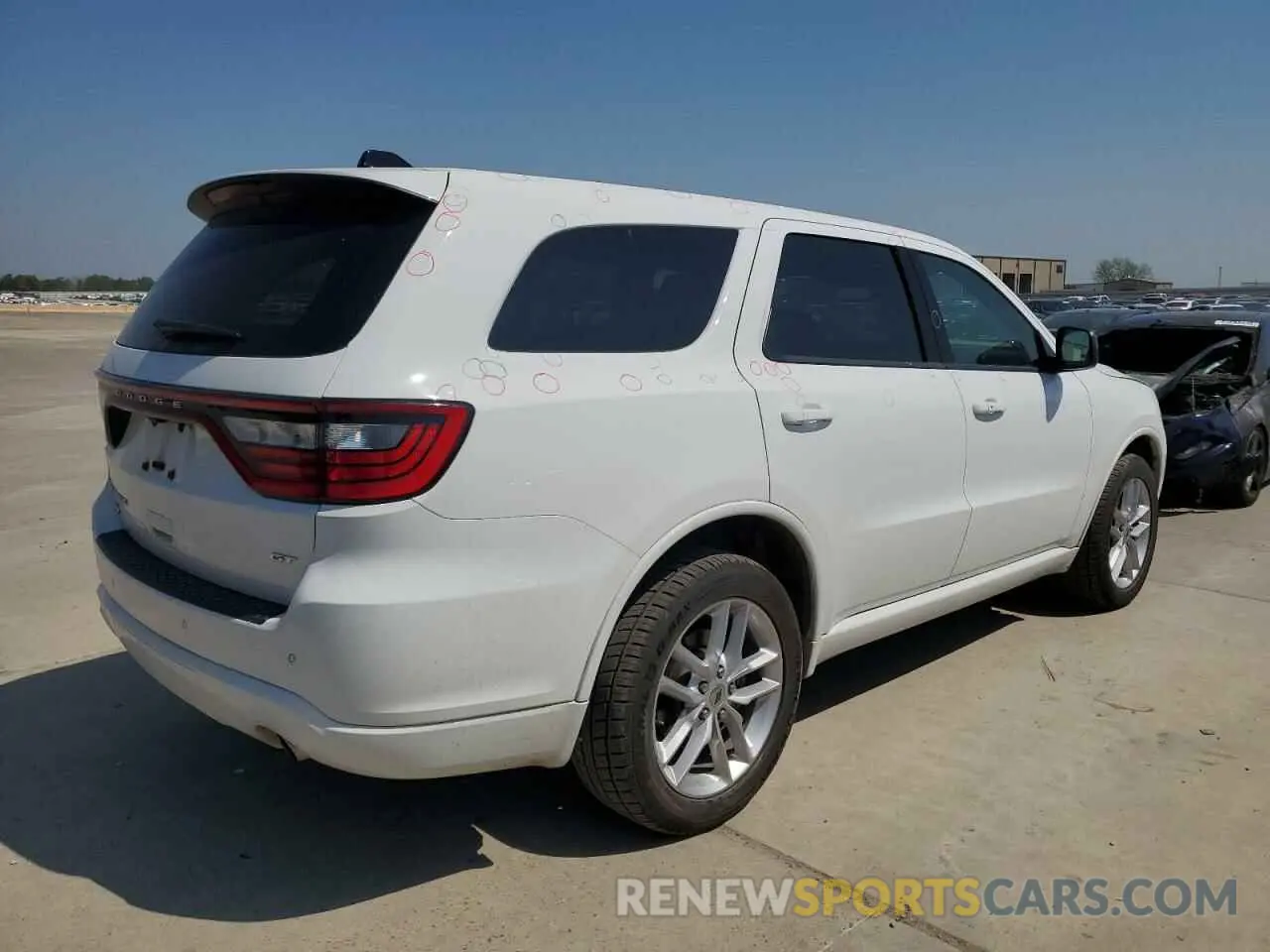 3 fotografías del automóvil dañado 1C4RDJDG5PC585580 DODGE DURANGO 2023