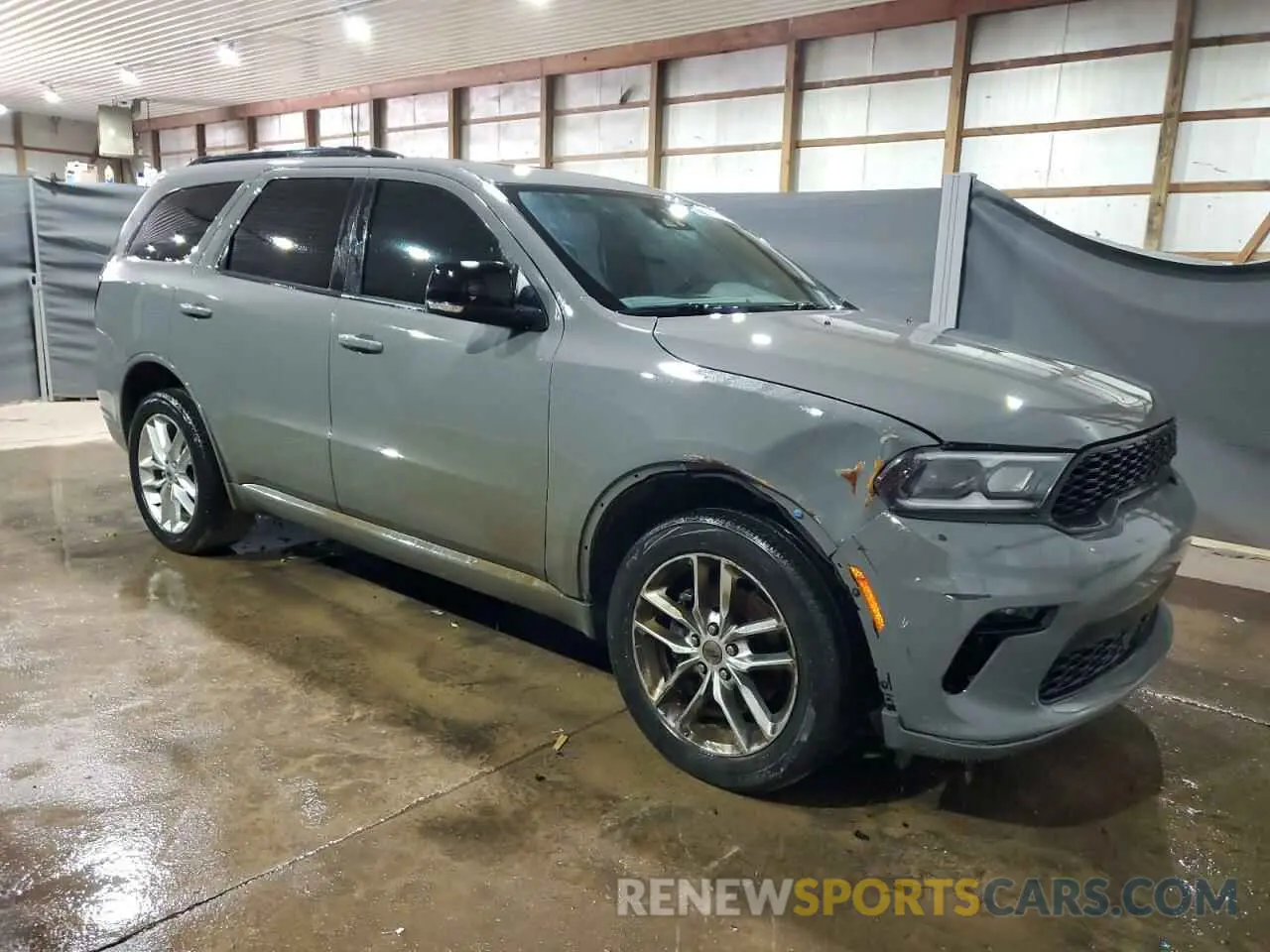 4 fotografías del automóvil dañado 1C4RDJDG5PC677160 DODGE DURANGO 2023