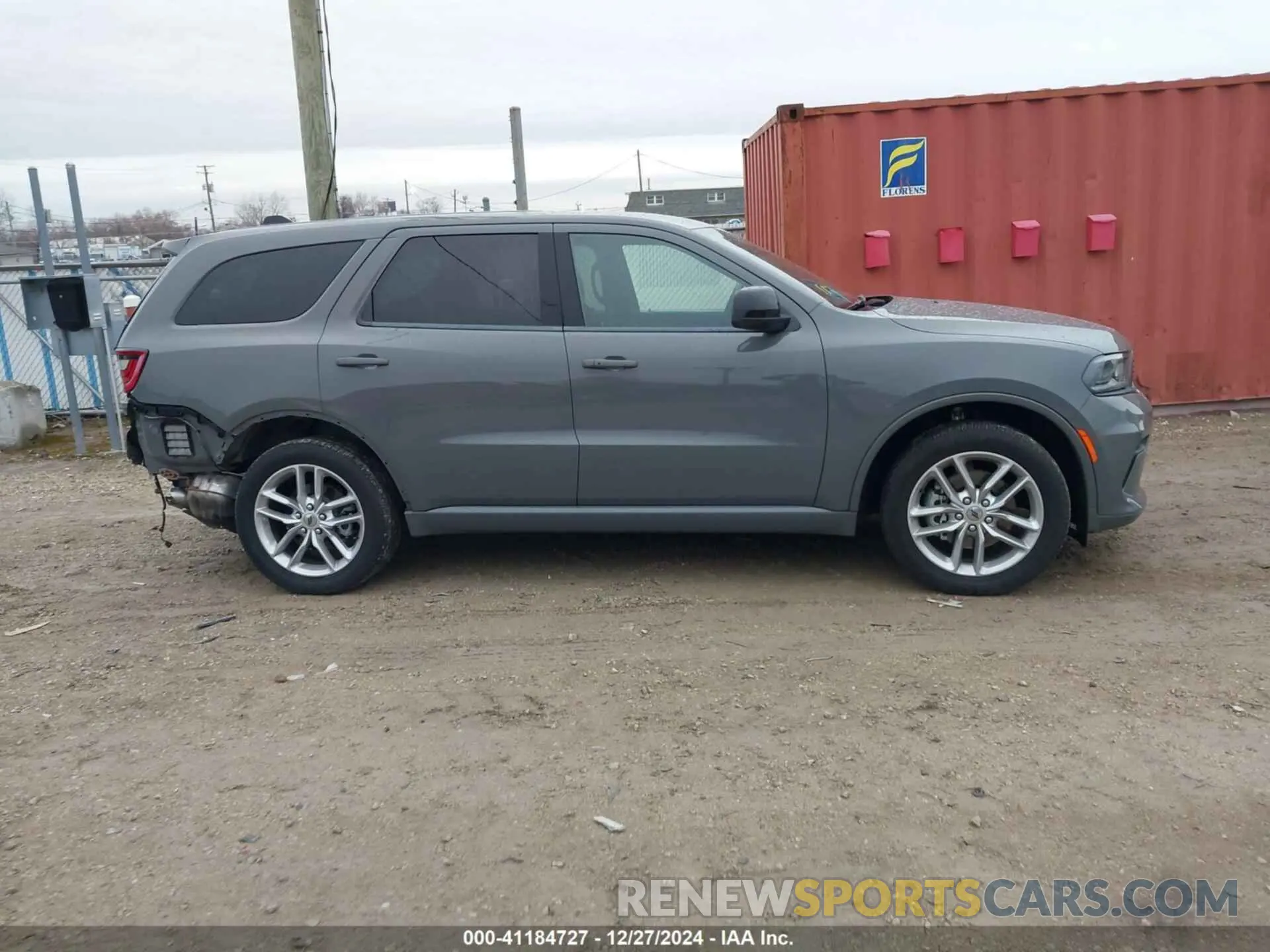 13 fotografías del automóvil dañado 1C4RDJDG6PC574233 DODGE DURANGO 2023