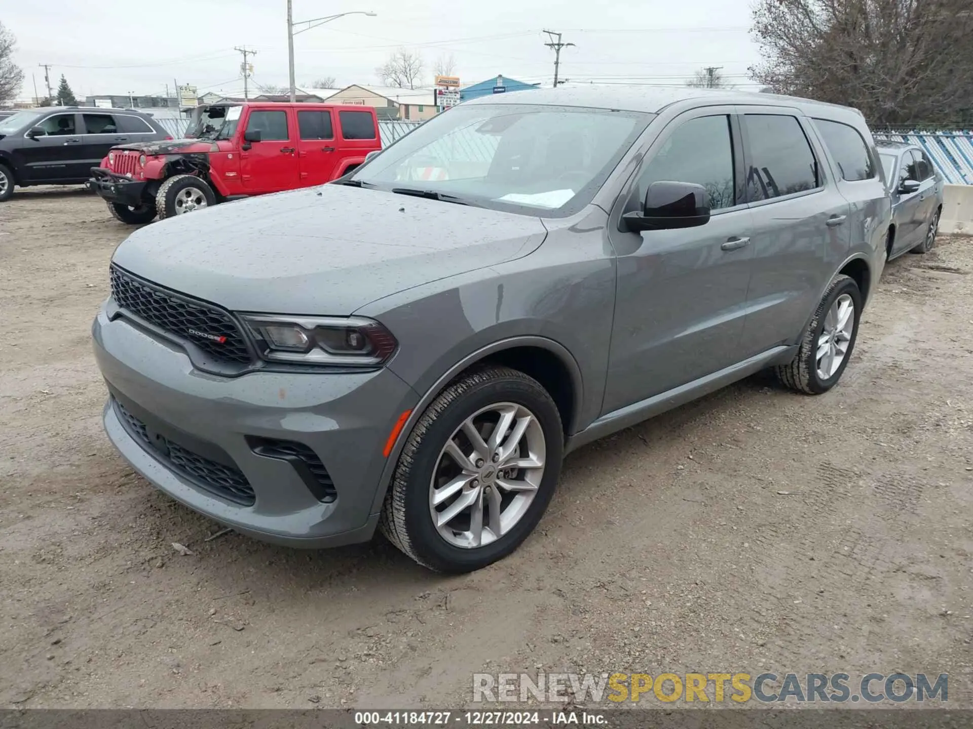 2 fotografías del automóvil dañado 1C4RDJDG6PC574233 DODGE DURANGO 2023