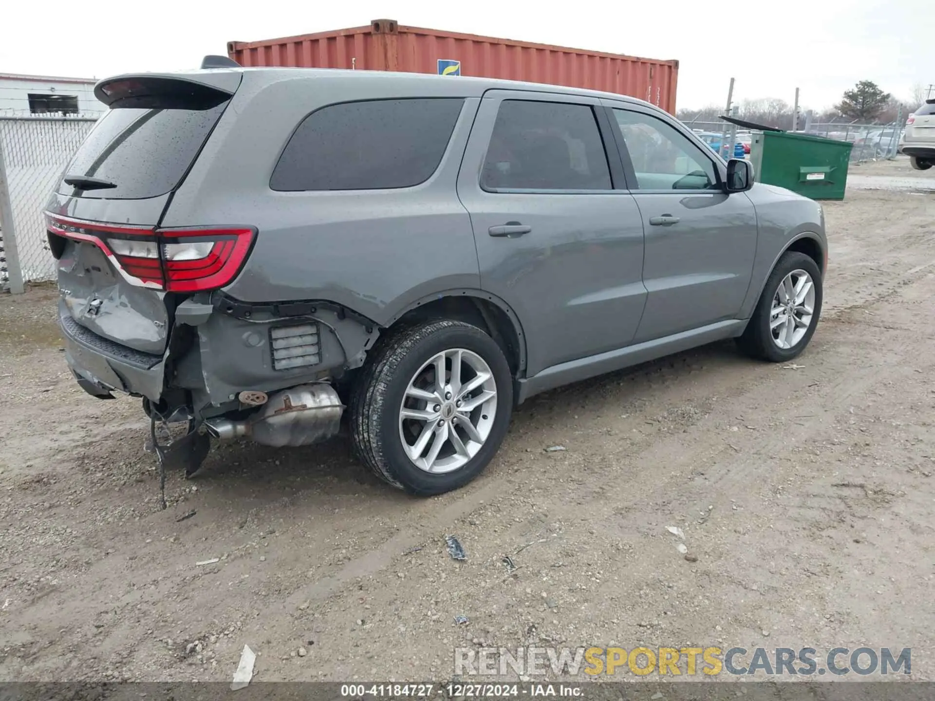 4 fotografías del automóvil dañado 1C4RDJDG6PC574233 DODGE DURANGO 2023
