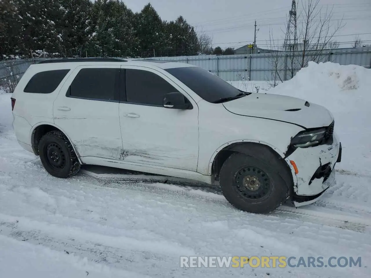 4 fotografías del automóvil dañado 1C4RDJDG6PC590089 DODGE DURANGO 2023