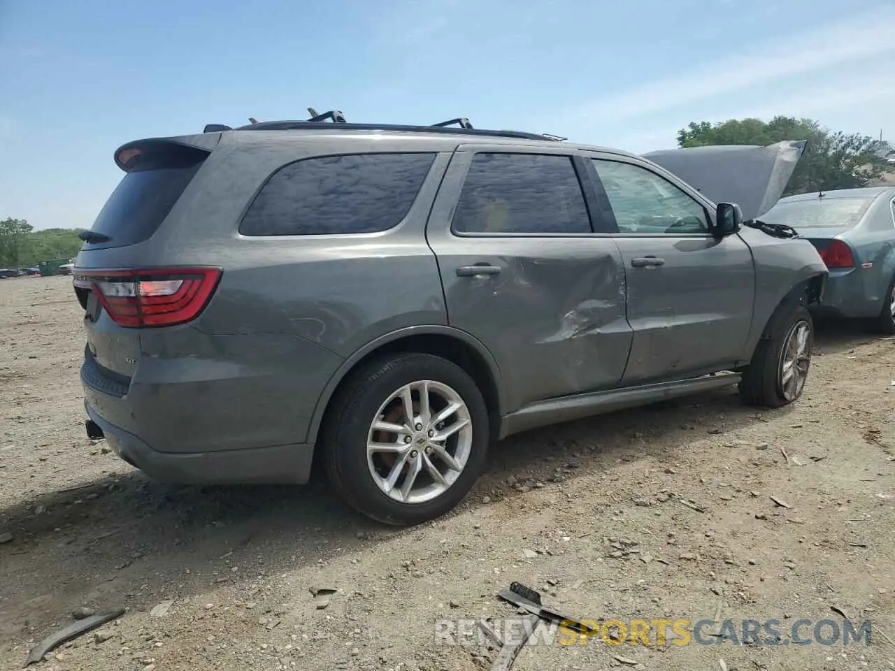 3 fotografías del automóvil dañado 1C4RDJDG6PC637220 DODGE DURANGO 2023