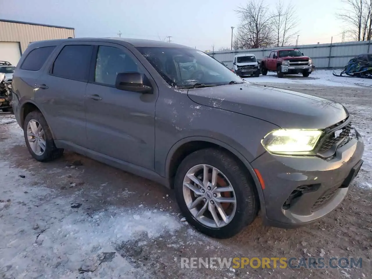 4 fotografías del automóvil dañado 1C4RDJDG6PC676101 DODGE DURANGO 2023