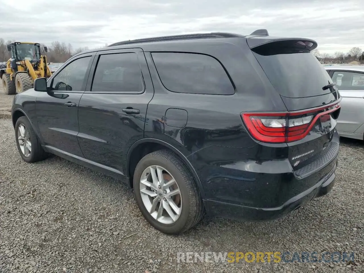 2 fotografías del automóvil dañado 1C4RDJDG7PC604355 DODGE DURANGO 2023