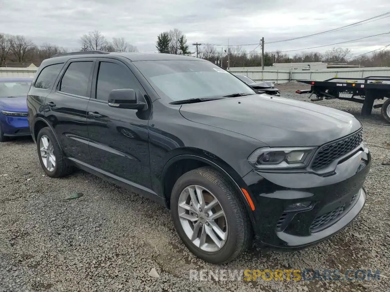 4 fotografías del automóvil dañado 1C4RDJDG7PC604355 DODGE DURANGO 2023
