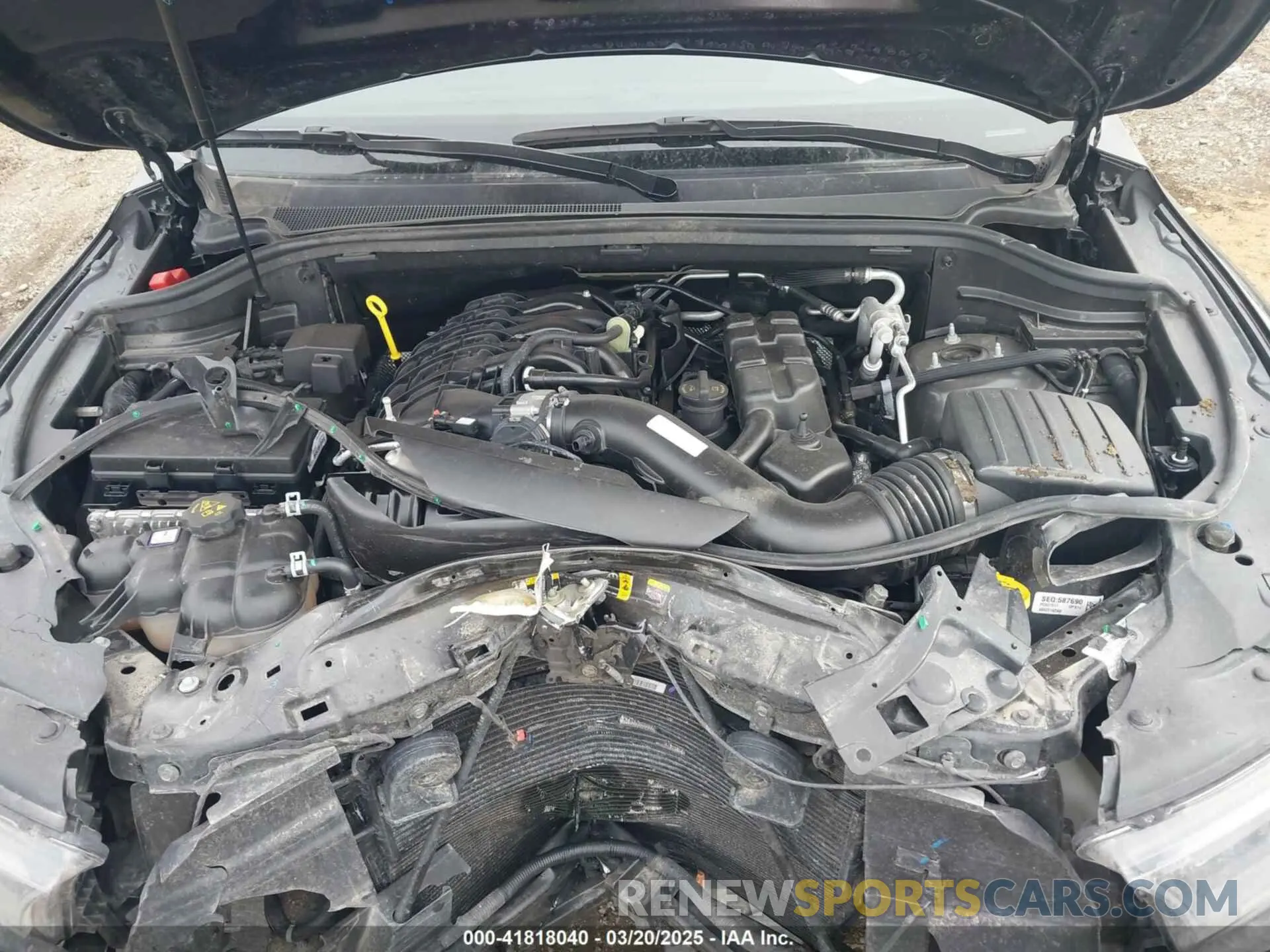 10 fotografías del automóvil dañado 1C4RDJDG7PC637517 DODGE DURANGO 2023