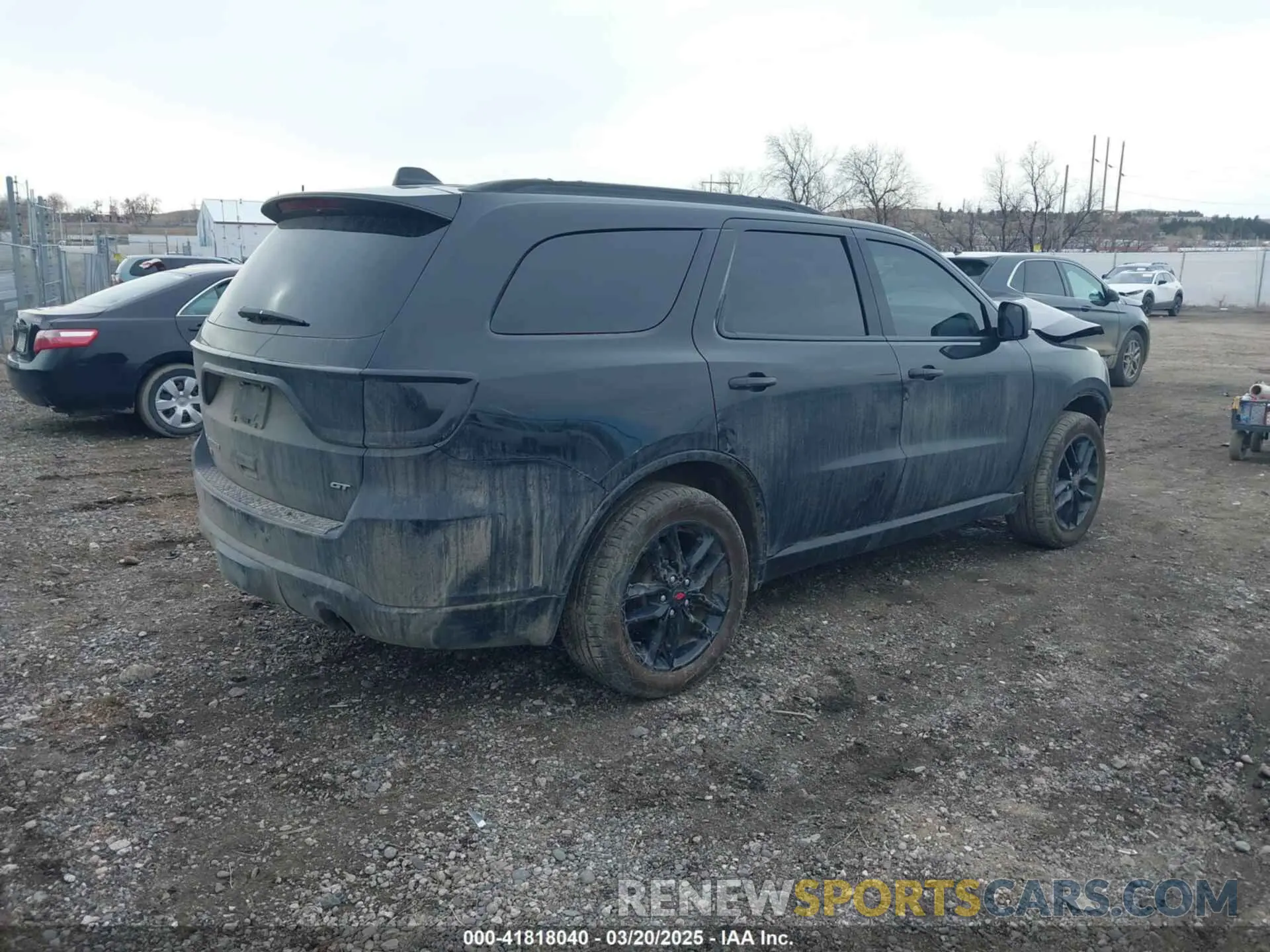4 fotografías del automóvil dañado 1C4RDJDG7PC637517 DODGE DURANGO 2023