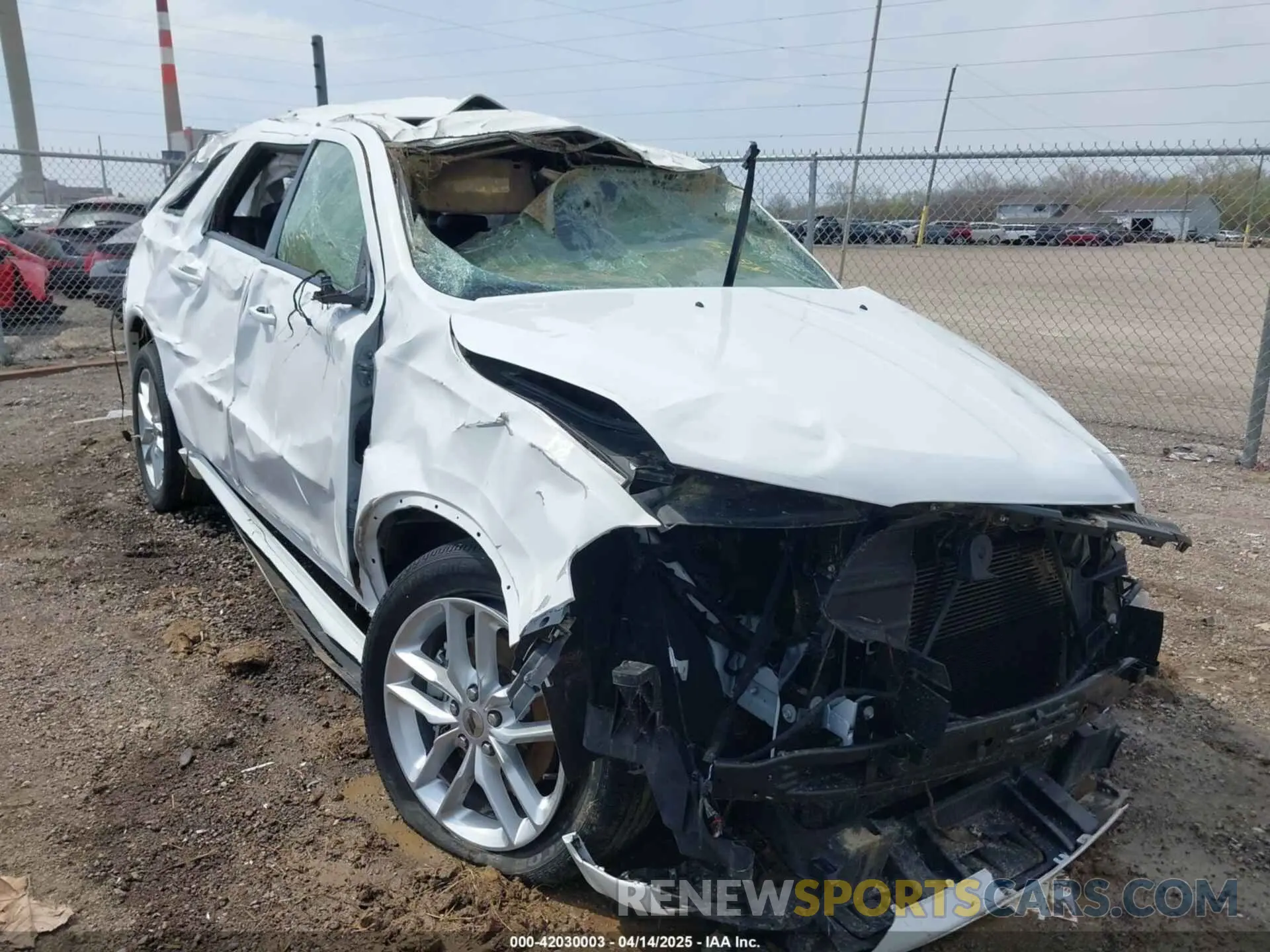 6 fotografías del automóvil dañado 1C4RDJDGXPC582271 DODGE DURANGO 2023