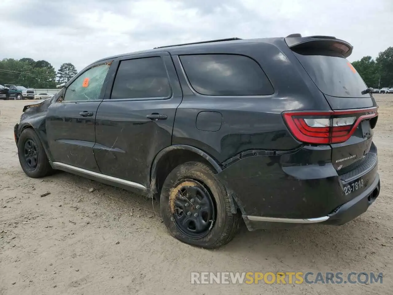2 fotografías del automóvil dañado 1C4RDJFG4PC567813 DODGE DURANGO 2023
