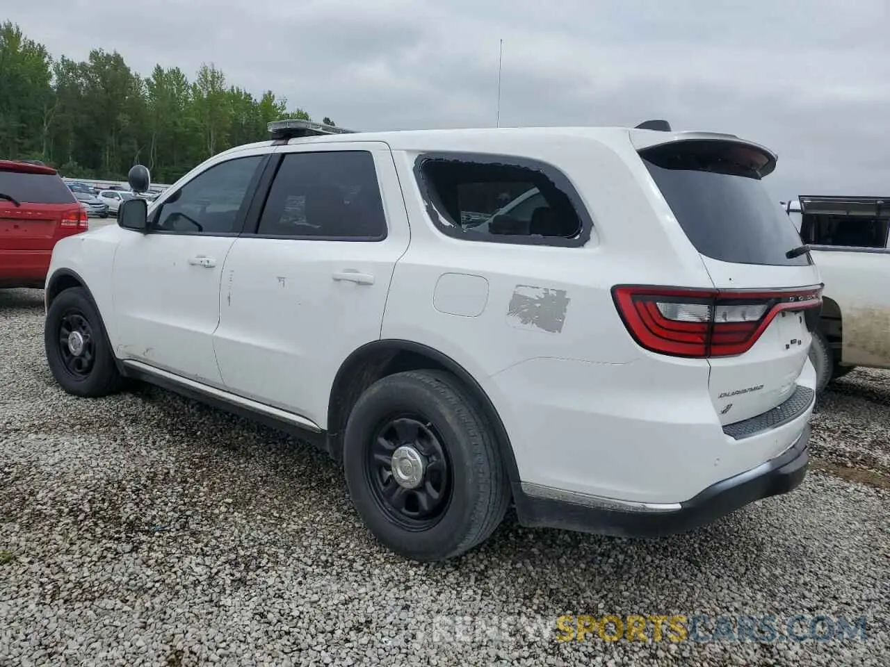 2 fotografías del automóvil dañado 1C4RDJFG8PC567815 DODGE DURANGO 2023