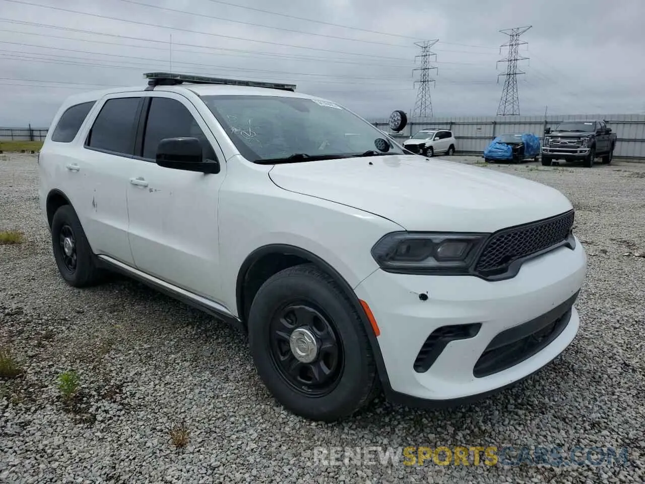 4 fotografías del automóvil dañado 1C4RDJFG8PC567815 DODGE DURANGO 2023